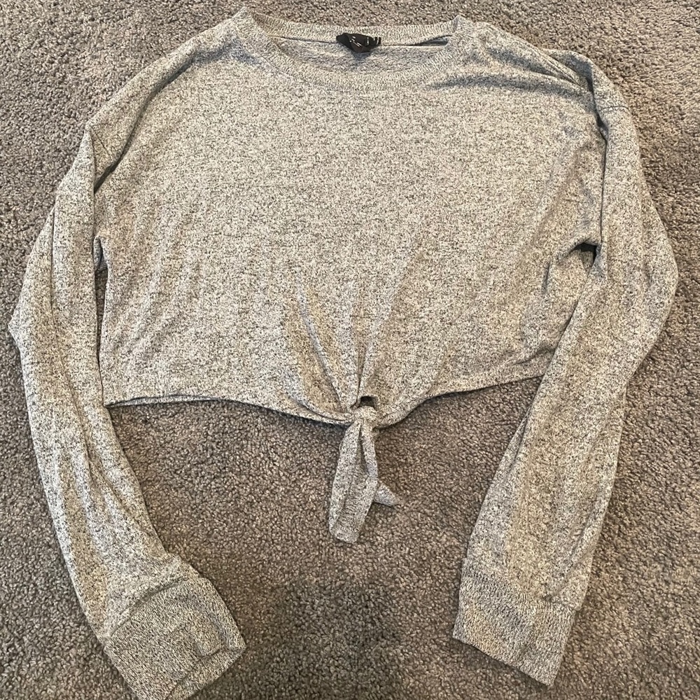 Urban Outfitters cropped tie up top